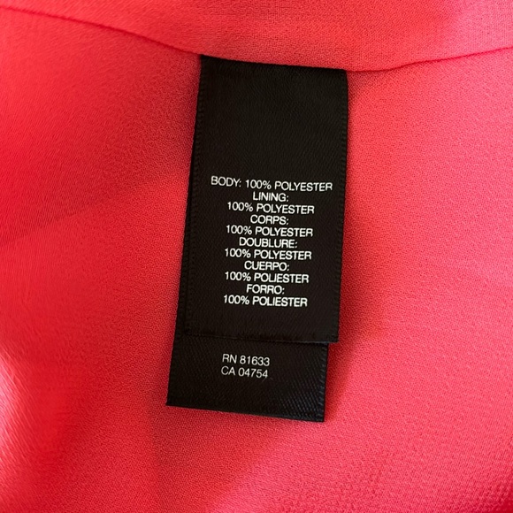 Kenneth Cole New York Pink Ruffle Mini Dress Size 2 - Picture 9 of 11